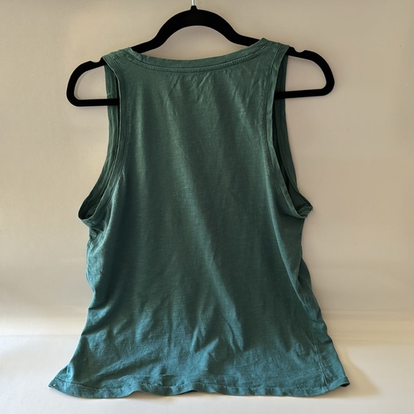 Madewell V Neck Whisper Tank - Green - Size M (3 for $25 PROMO) - Picture 4 of 4